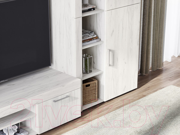 Изображение товара Шкаф Стендмебель Гранд ШК 4 (дуб крафт белый)