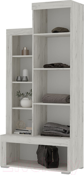 Изображение товара Шкаф Стендмебель Гранд ШК 5 (дуб крафт белый)