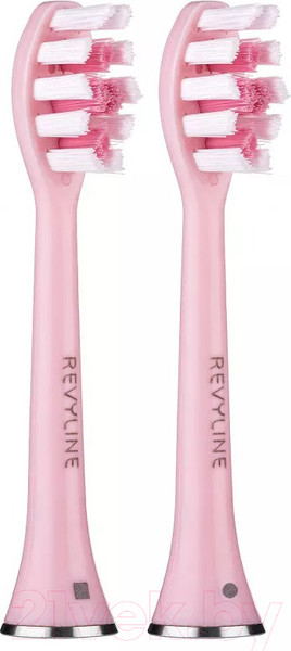 Изображение товара Набор насадок для зубной щетки Revyline RL 010 / 4663 (2шт, розовый)