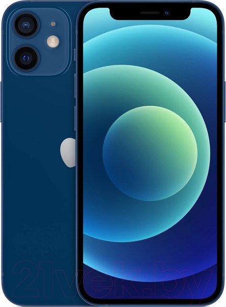 Изображение товара Смартфон восстановленный Apple iPhone 12 Mini 64GB Flip Грейд B (синий)