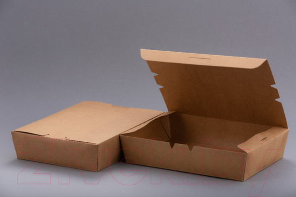 Изображение товара Набор коробок упаковочных для еды Paperko ланч600 (50шт)
