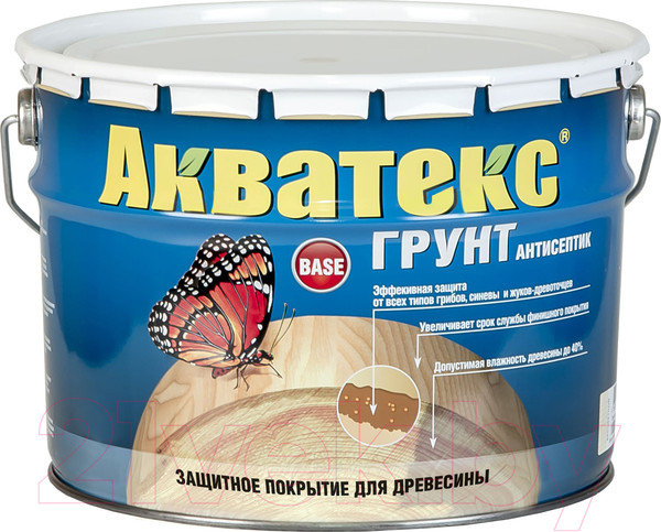 Изображение товара Антисептик для древесины Акватекс Грунт (9л)