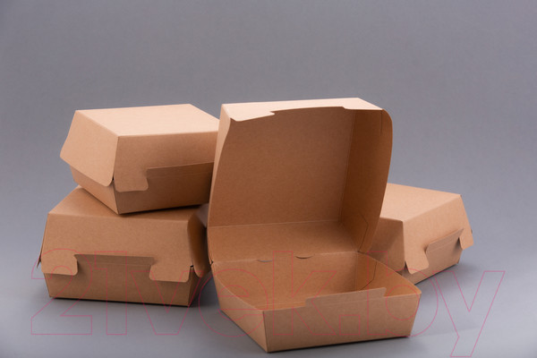 Изображение товара Набор коробок упаковочных для еды Paperko гам2 (50шт)