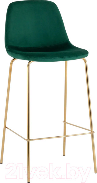 Изображение товара Стул барный Stool Group Валенсия SN OS-001B HLR-56 gl (велюр зеленый/золотые ножки)