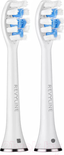 Изображение товара Набор насадок для зубной щетки Revyline RL 010 / 4661 (2шт, белый)