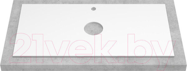 Изображение товара Тумба под умывальник ЗОВ Дион 90 / D90LWP0M9003MKV5-KP13W (белый матовый)