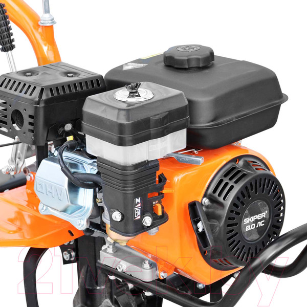 Изображение товара Мотокультиватор бензиновый Skiper SP-800 + колеса Brado 4.00-8 (комплект)