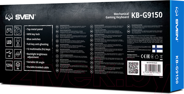 Изображение товара Клавиатура Sven KB-G9150