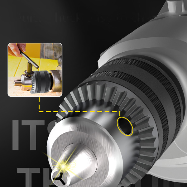 Изображение товара Дрель-миксер Deli YS DL-DZ16-E1 (1200Вт, 1000об/мин, 1 скорость)