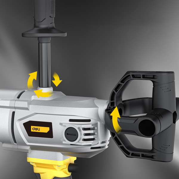 Изображение товара Дрель-миксер Deli YS DL-DZ16-E1 (1200Вт, 1000об/мин, 1 скорость)