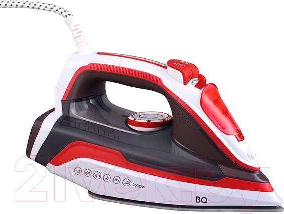 Изображение товара Утюг BQ SI1002 (белый/красный)