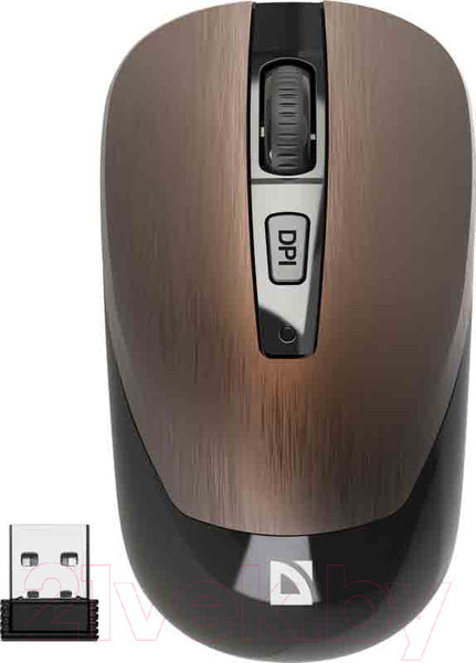 Изображение товара Мышь Defender Wave MM-995 / 52992 (бронза)