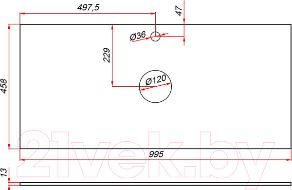 Изображение товара Тумба под умывальник ЗОВ Лира 100 / L100MW0MWGVG-KP13W (белый/белый глянец)