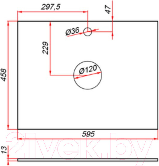 Изображение товара Тумба под умывальник ЗОВ Кито 60 / K60LW0MWMC-KP13W (белый/белый матовый)