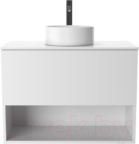 Изображение товара Тумба под умывальник ЗОВ Кито-2 60 / 2K60LW0MWMC-KP13W (белый матовый)