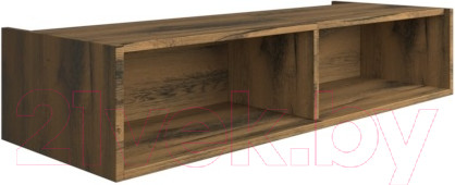 Изображение товара Тумба под умывальник ЗОВ Кито-2 120 / 2K120LA0MWMC-KP13W (аттик/белый матовый)