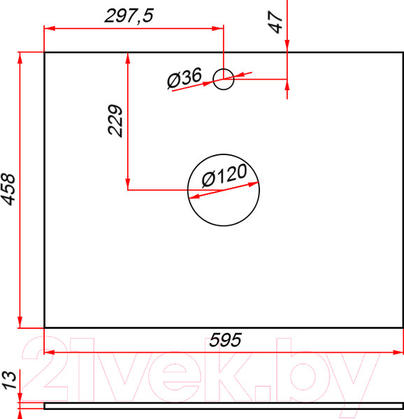 Изображение товара Тумба под умывальник ЗОВ Кито-2 60 / 2K60LW0MRMC-KP13W (белый/тростник)