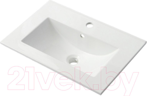 Изображение товара Тумба с умывальником ЗОВ Дион 70 / D70LWP0M9003MKV5-OL70 (белый матовый)