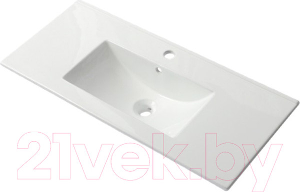 Изображение товара Тумба с умывальником ЗОВ Лира 100 / L100MW0MAGVA-OL100 (адриатик)