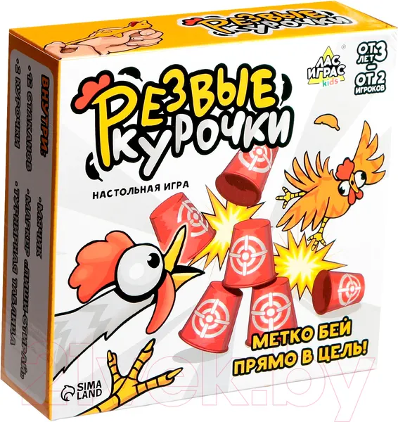 Изображение товара Настольная игра Лас Играс Резвые курочки 7433994 / 007-134