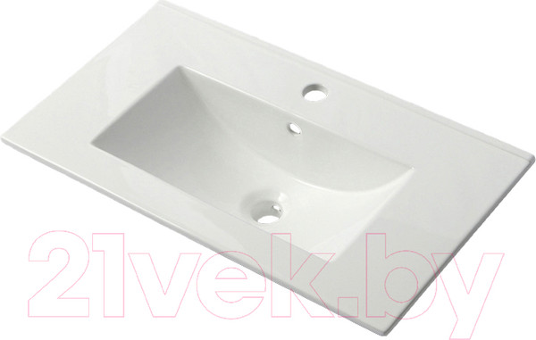 Изображение товара Тумба с умывальником ЗОВ Парма 80 / P80LAN0MAMC1B-OL80 (антрацит/аттик)