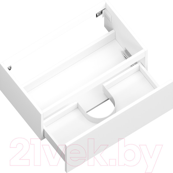 Изображение товара Тумба с умывальником ЗОВ Кито 70 / K70LW0MWM-OL70 (белый матовый)