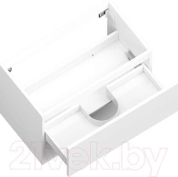 Изображение товара Тумба с умывальником ЗОВ Кито-2 100 / 2K100LW0MWM-OL100 (белый матовый)