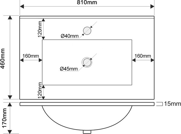 Изображение товара Тумба с умывальником ЗОВ Кито-2 80 / 2K80LW0MRM-OL80 (белый/тростник)