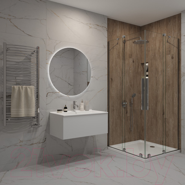 Изображение товара Тумба с умывальником ЗОВ Кито 80 / K80LW0MWM-OL80 (белый матовый)