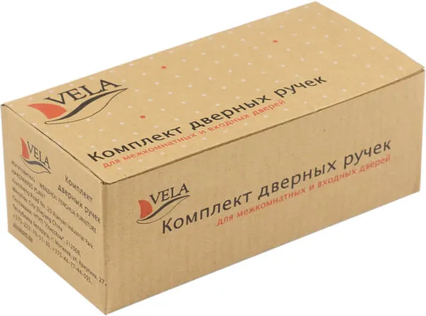 Изображение товара Ручка дверная VELA Аккорд NIS/CR FTЕ23-E163 (матовый никель/хром)