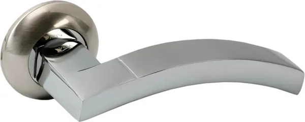 Изображение товара Ручка дверная VELA Аккорд NIS/CR FTЕ23-E163 (матовый никель/хром)