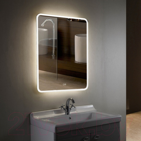 Изображение товара Зеркало Silver Mirrors Стив 60x80 / LED-00002405