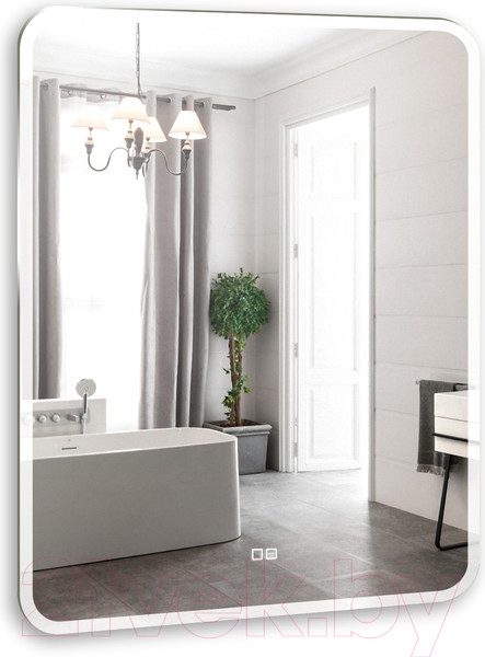 Изображение товара Зеркало Silver Mirrors Стив 80x100 / LED-00002454