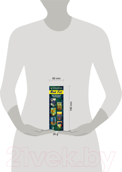 Изображение товара Набор закладок Эксмо Ван Гог / 9785699638963 (6шт)