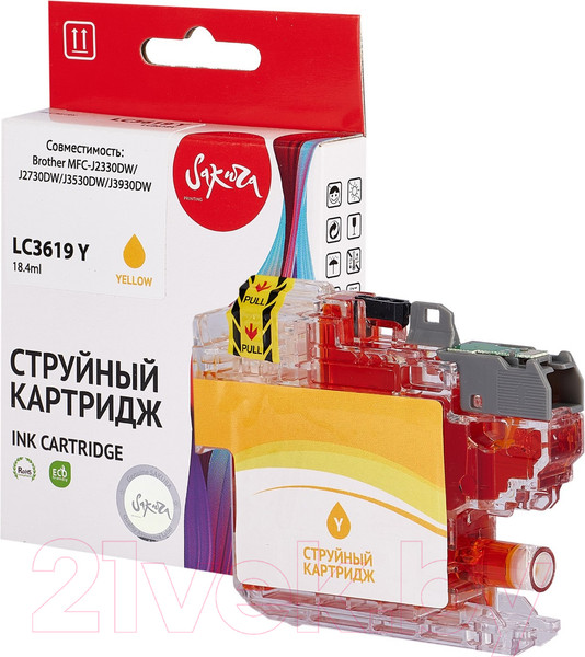 Изображение товара Картридж Sakura Printing SILC3619Y