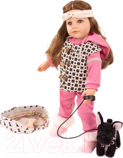 Изображение товара Кукла с аксессуарами Gotz Ханна с черной собакой / 2259098