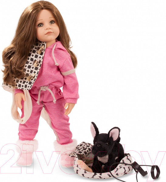 Изображение товара Кукла с аксессуарами Gotz Ханна с черной собакой / 2259098