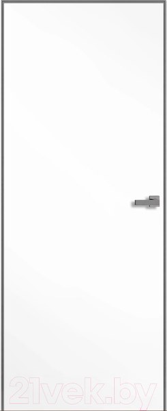 Изображение товара Дверь межкомнатная скрытая Velldoris Invisible с притвором Morelli М1895 врезка петли Kubica K6360/38