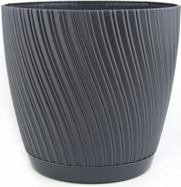 Изображение товара Кашпо Formplastic Mika Eco FP-4570 (антрацит)