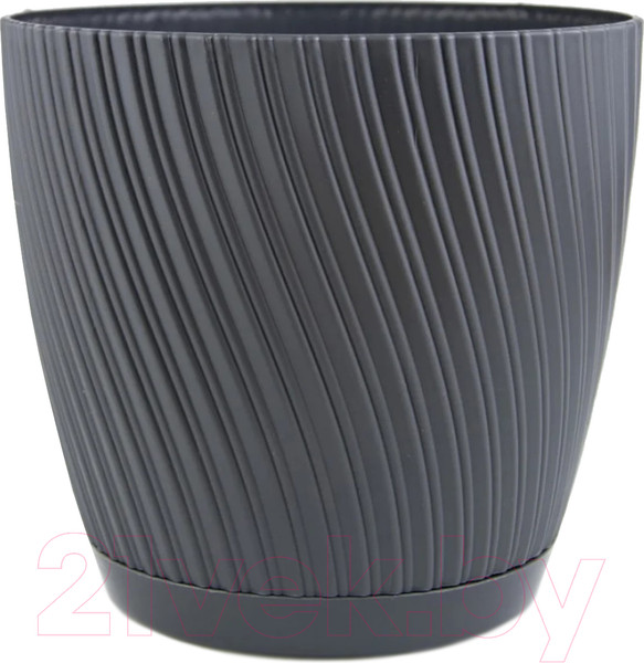 Изображение товара Кашпо Formplastic Mika Eco FP-4580 (антрацит)