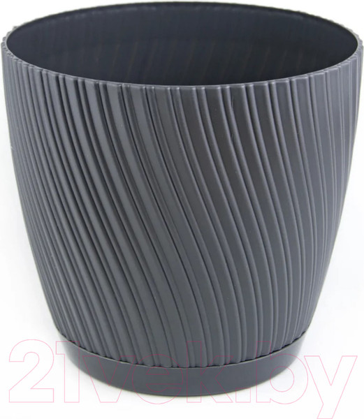 Изображение товара Кашпо Formplastic Mika Eco FP-4590 (антрацит)