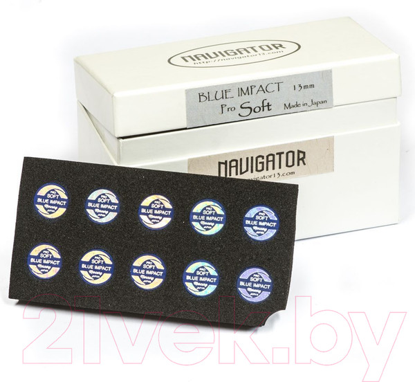 Изображение товара Наклейка для кия Navigator Japan Blue Impact Pro / 45.320.13.1