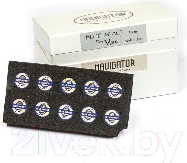 Изображение товара Наклейка для кия Navigator Japan Blue Impact Pro / 45.320.13.2