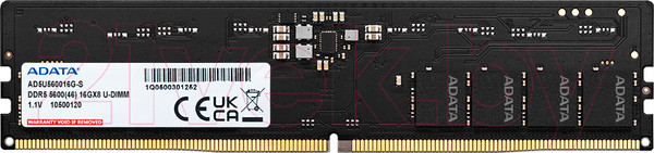 Изображение товара Оперативная память DDR5 A-data AD5U560016G-S
