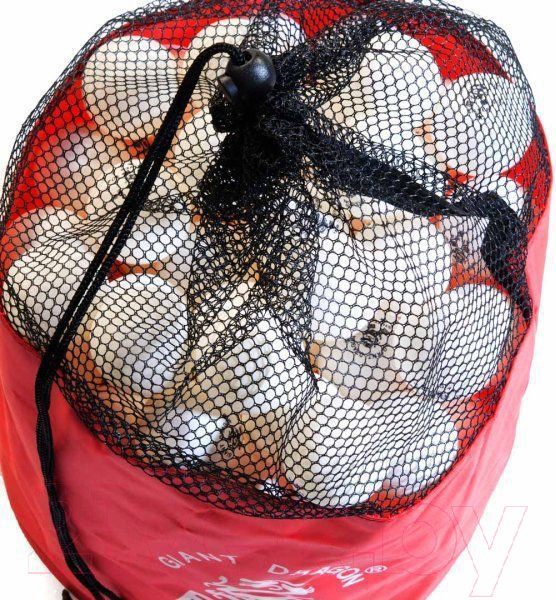 Изображение товара Набор мячей для настольного тенниса Giant Dragon Training Silver 1 New / 51.683.30.9 (144шт, белый)