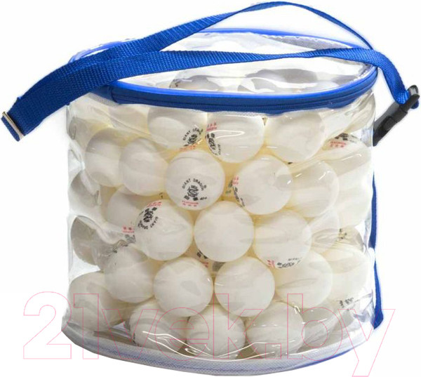 Изображение товара Набор мячей для настольного тенниса Giant Dragon Training Platinum 3 New / 51.683.33.9 (100шт, белый)