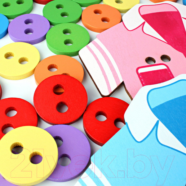 Изображение товара Развивающий игровой набор Darvish Шнуровка. Одежда / SR-T-2395