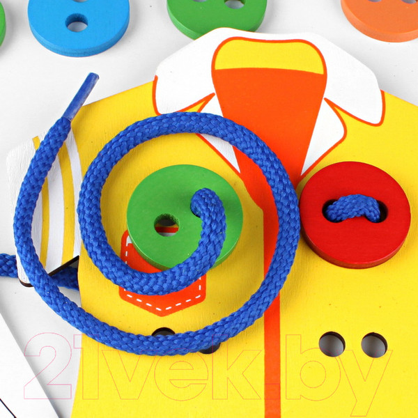 Изображение товара Развивающий игровой набор Darvish Шнуровка. Одежда / SR-T-2395