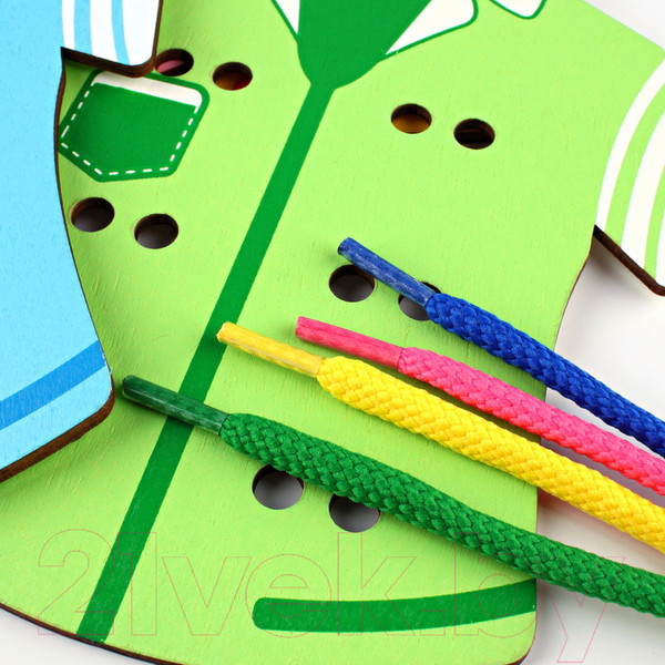 Изображение товара Развивающий игровой набор Darvish Шнуровка. Одежда / SR-T-2395