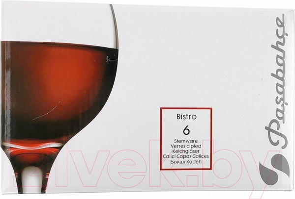 Изображение товара Набор бокалов Pasabahce Bistro 44412/421925 (6шт)